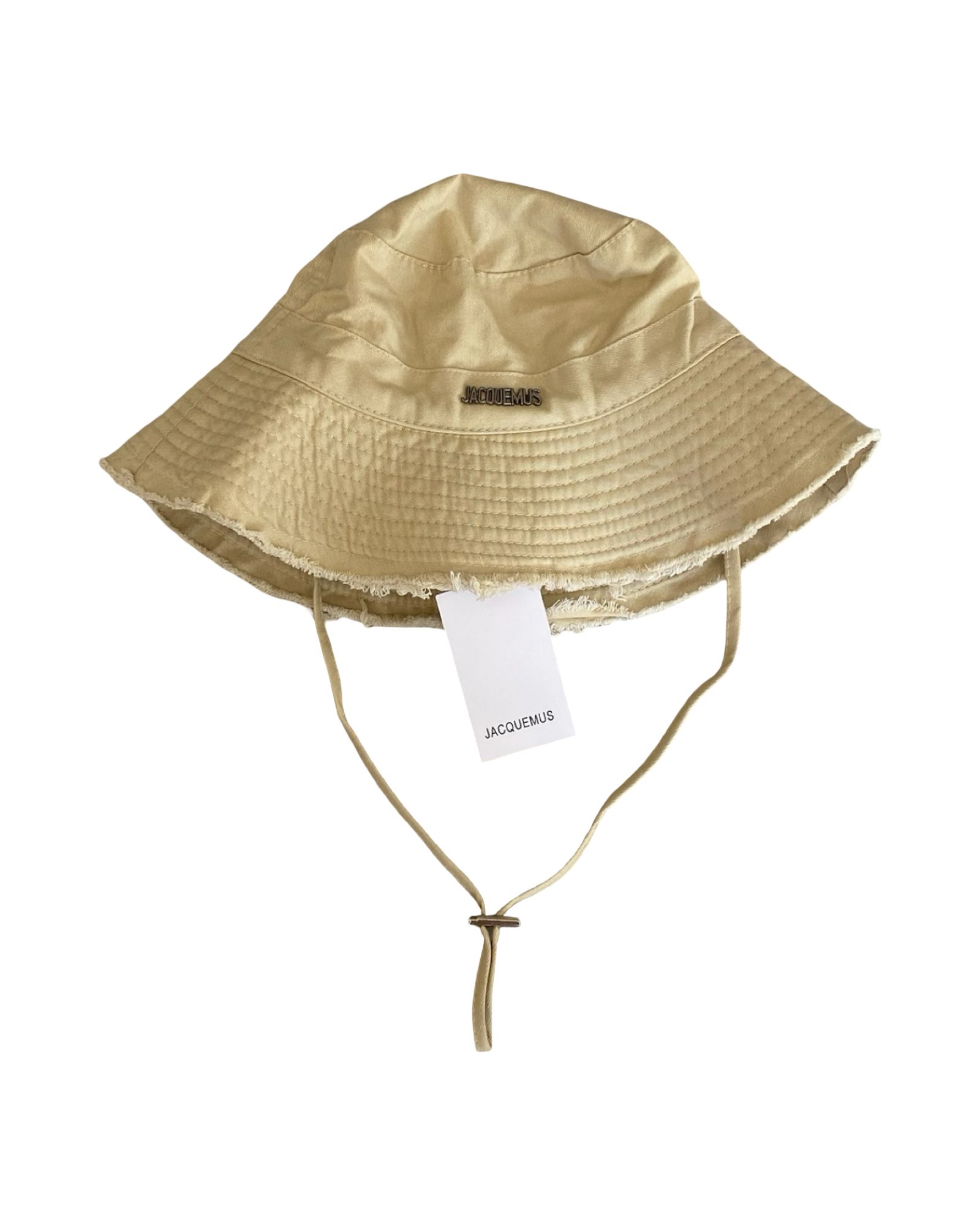 JACQUEMUS BUCKET HAT IN BEIGE