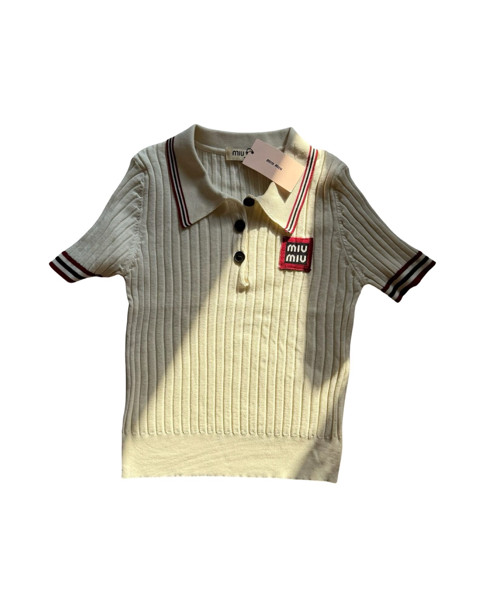 MIU MIU KNIT POLO