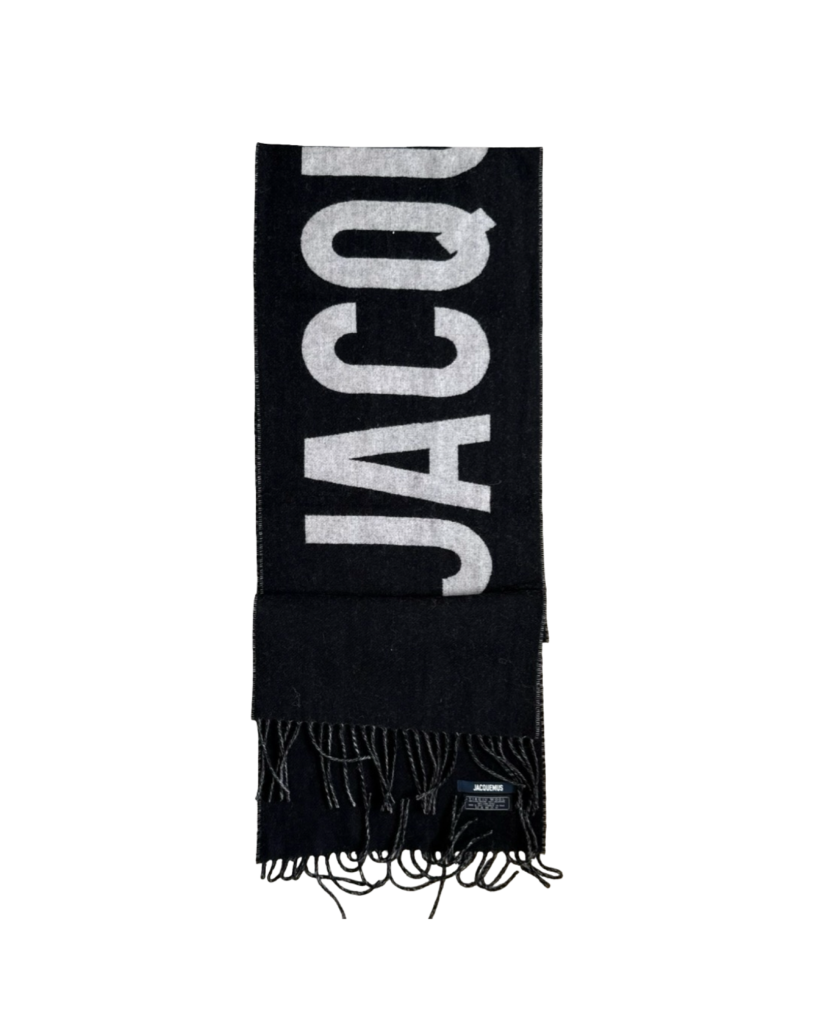 JACQUEMUS SCARF IN BLACK