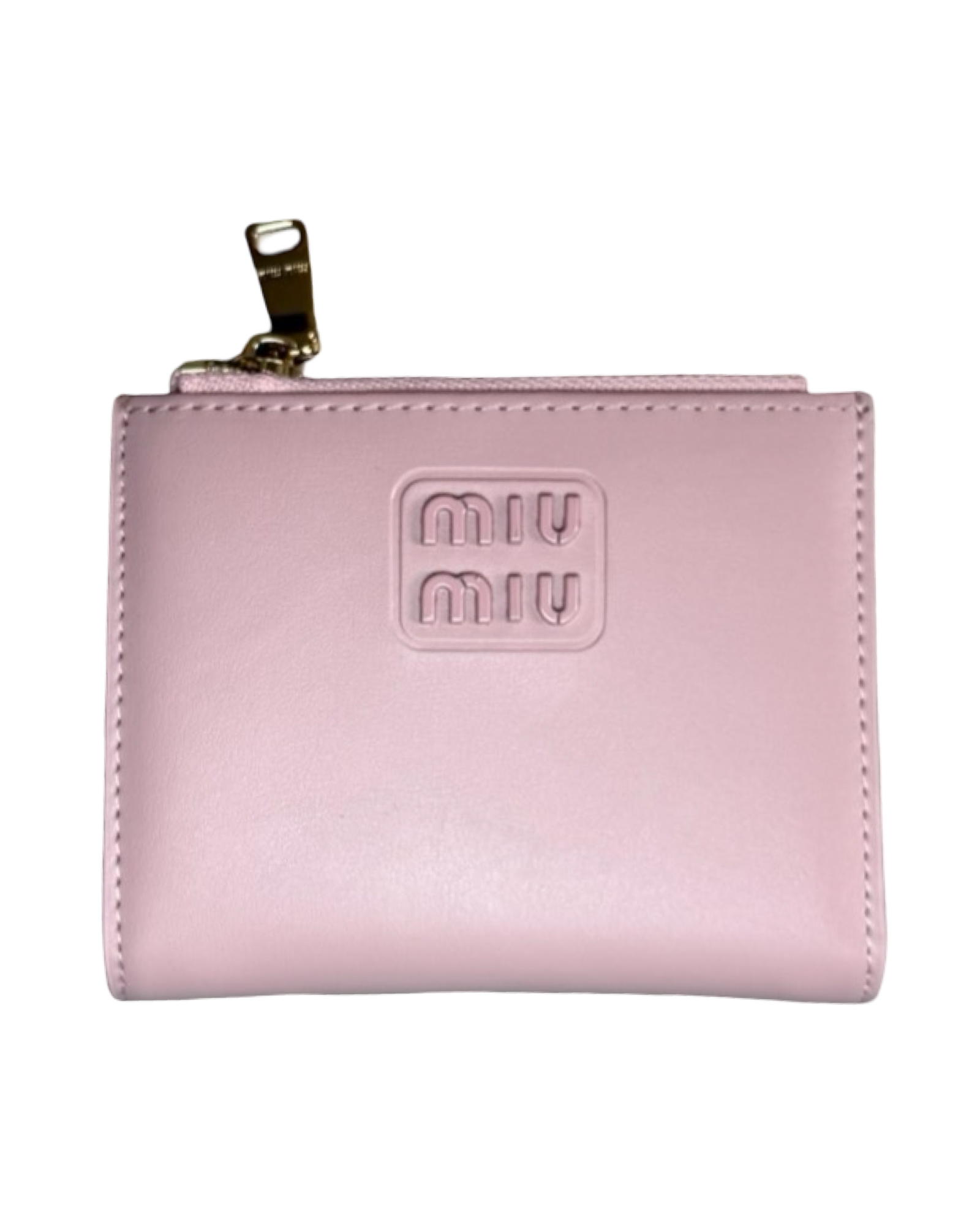 MIU MIU BI-FOLD WALLET IN ROSE