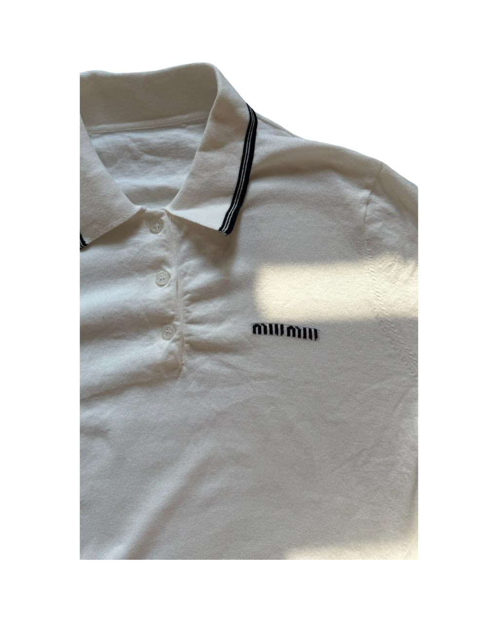 MIU MIU KNIT POLO