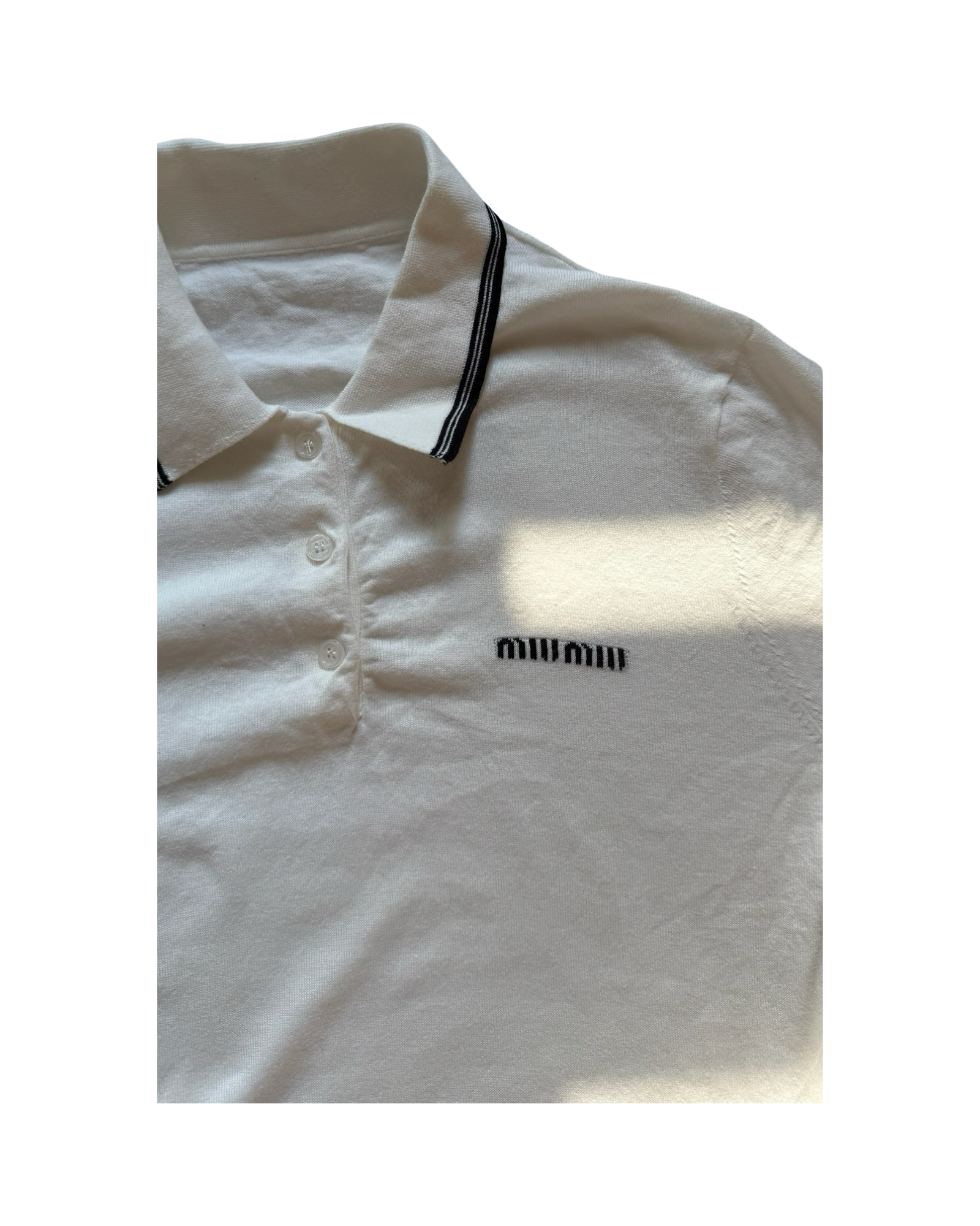 MIU MIU KNIT POLO