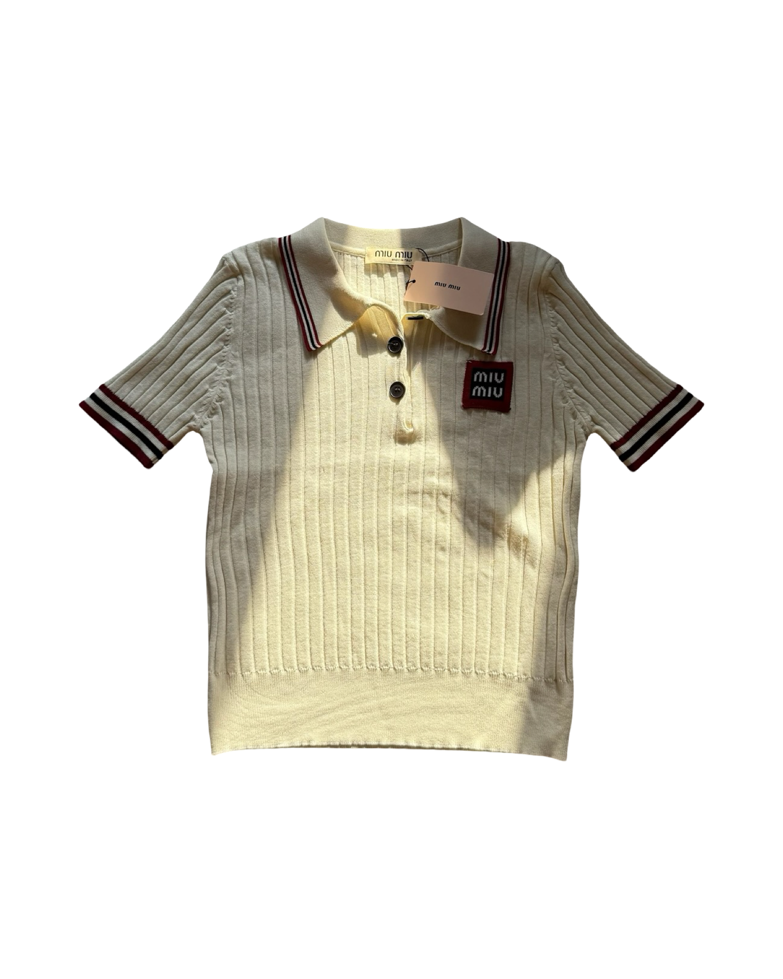 MIU MIU KNIT POLO