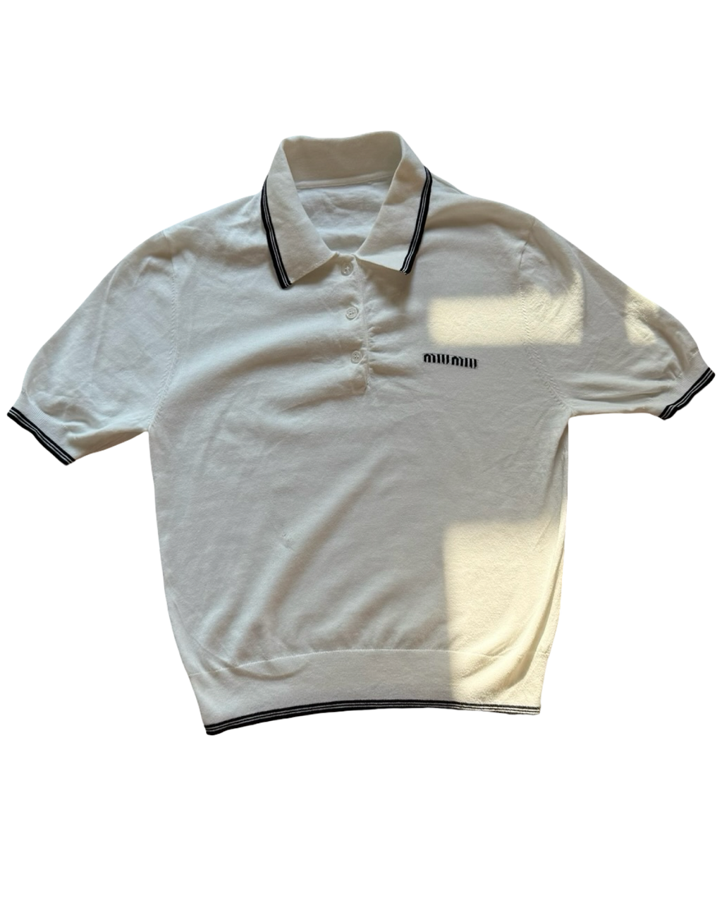 MIU MIU KNIT POLO
