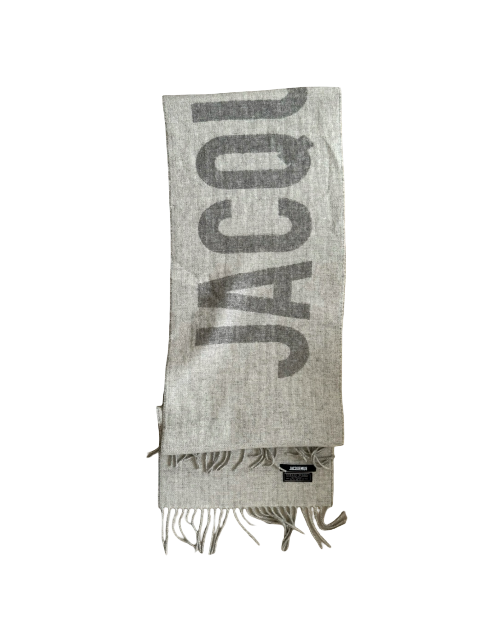 JACQUEMUS SCARF IN GREY